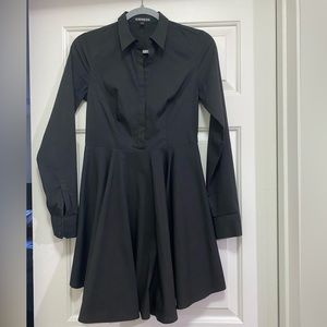 Express Long Sleeve Fit&Flare Dress Sz 2 ** flash sale**